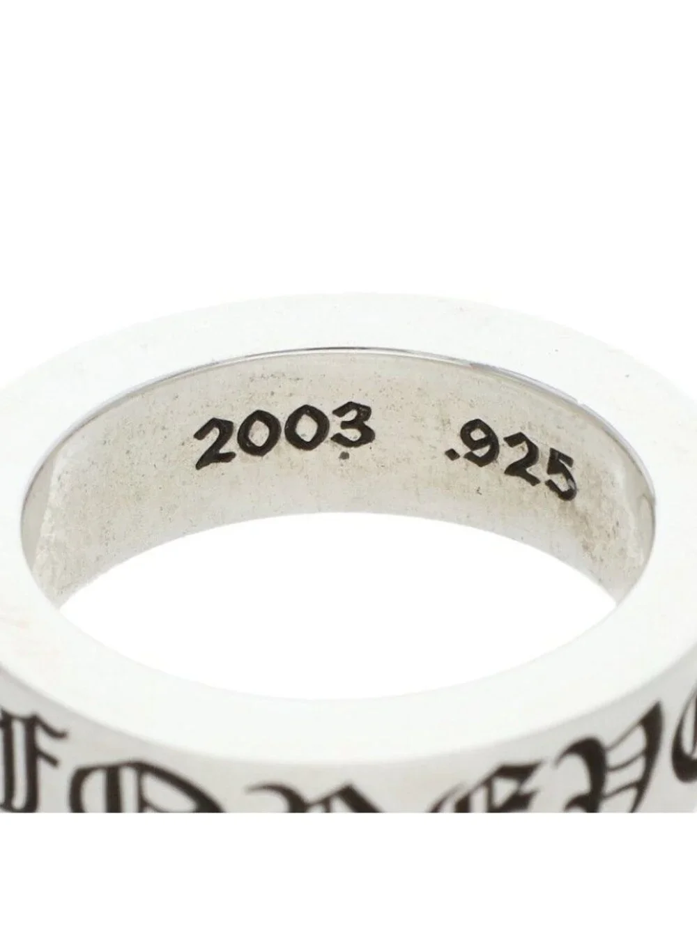 Chrome Hearts Spacer Forever Silver Ring